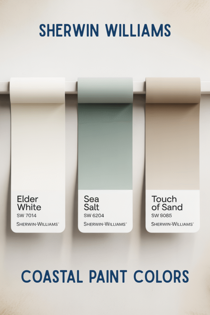 sherwin williams coastal paint colors sea salt