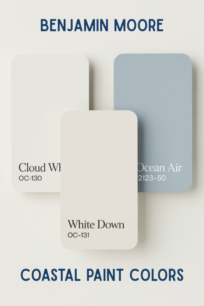 coastal paint colors by benjamin moore